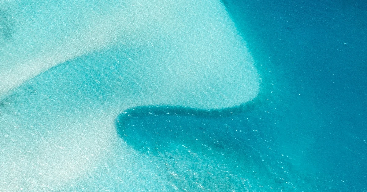 Calm lagoon at noon